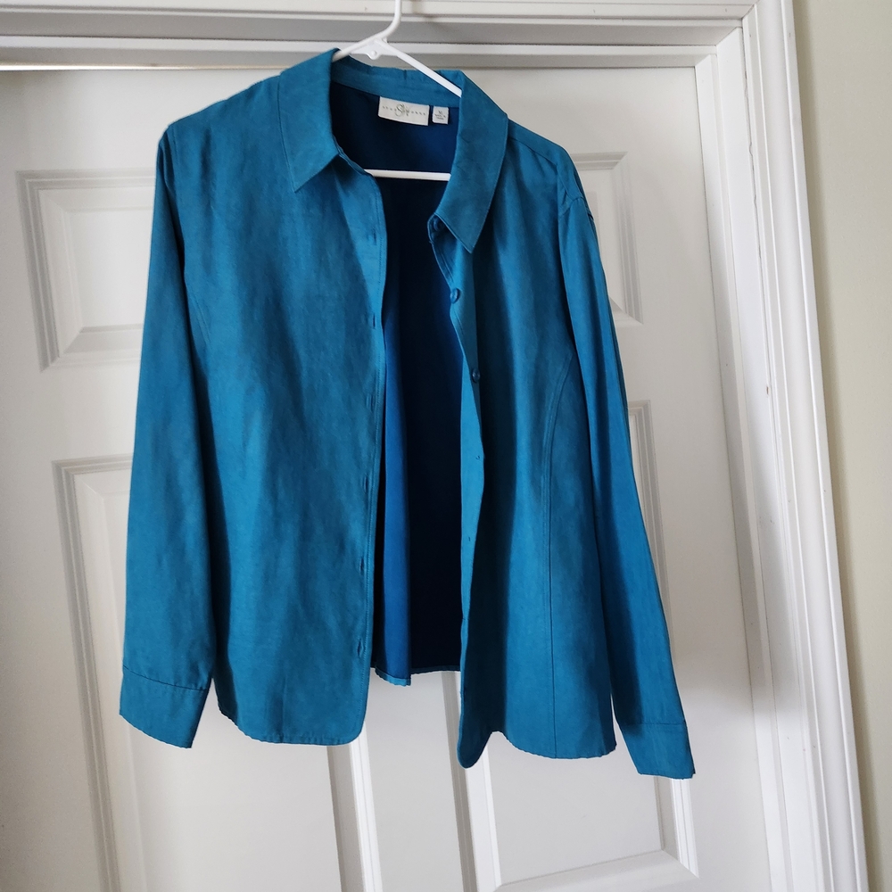 Studio Works Teal Blazer